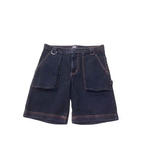 BDG Black Cargo Bermuda Shorts with Contrast Stitching